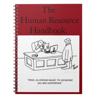 Lönsam bärbar företagsdator Gift-Human Resource Anteckningsbok Med Spiral