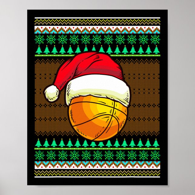 Lönsam Basketball För manar Boys Design Ugly Chris Poster (Framsidan)