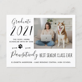 Lönsam bästa klass för 2021 Photo Studenten Inbjudan Vykort
