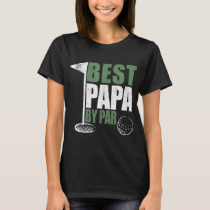 Lönsam bästa Pappa efter Fars dag Golf Pappa Grand T Shirt