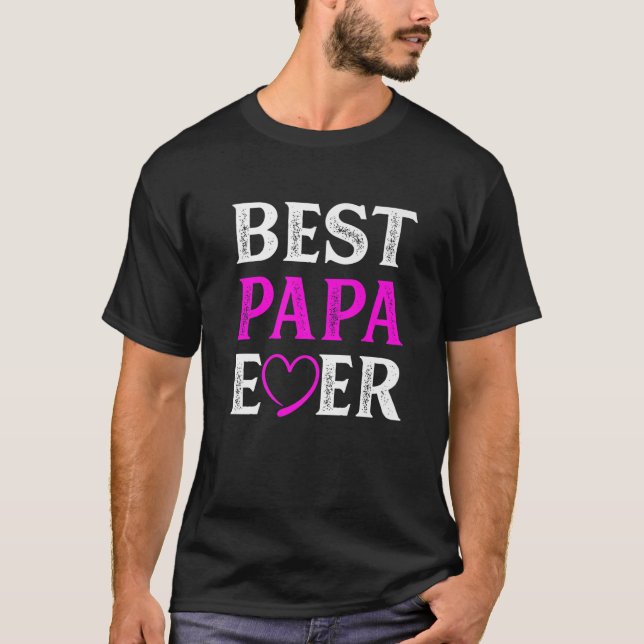 Lönsam bästa Pappa någonsin matchande familje-Vale T Shirt (Framsida)