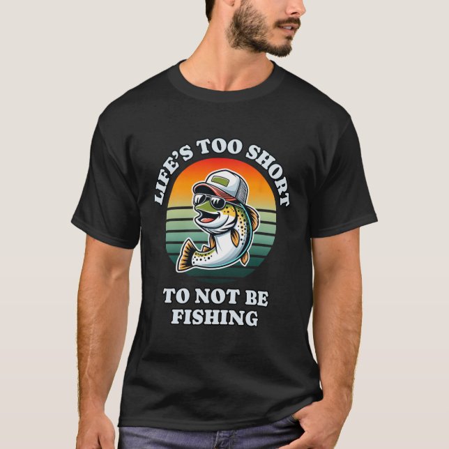 Lönsam Behålla om Roligt av fiskeflotta T Shirt (Framsida)