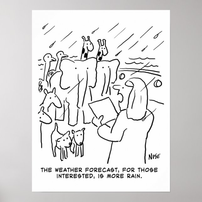 Lönsam bibelstudie eller biblisk berättelse om Noa Poster (Framsidan)