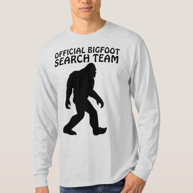 Lönsam BIGFOOT T-shirts, SEARCH TEAM T Shirt (Framsida)