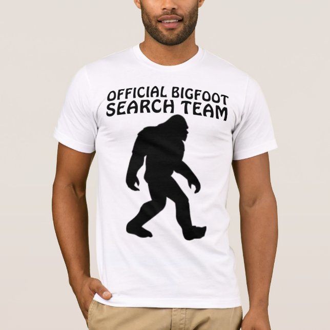 Lönsam BIGFOOT T-shirts, SEARCH TEAM T Shirt (Framsida)