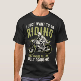 Lönsam Biker citerar motorcykel Rider Say T Shirt