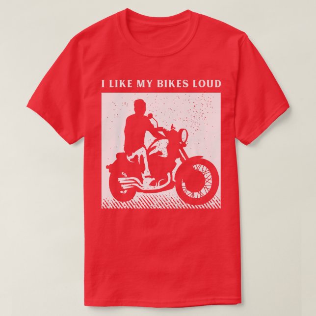 Lönsam Biker för Älskare av motorcykel 603 T Shirt (Design framsida)