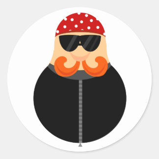 Lönsam Biker för motorcykel Runt Klistermärke