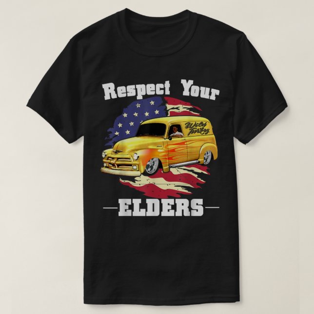Lönsam bilkille - Respektera din äldre klassiska p T Shirt (Design framsida)