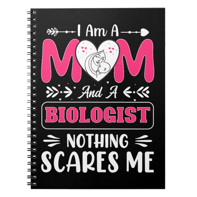 Lönsam biolog Mamma, biolog Mamma Funny Anteckningsbok (Framsidan)