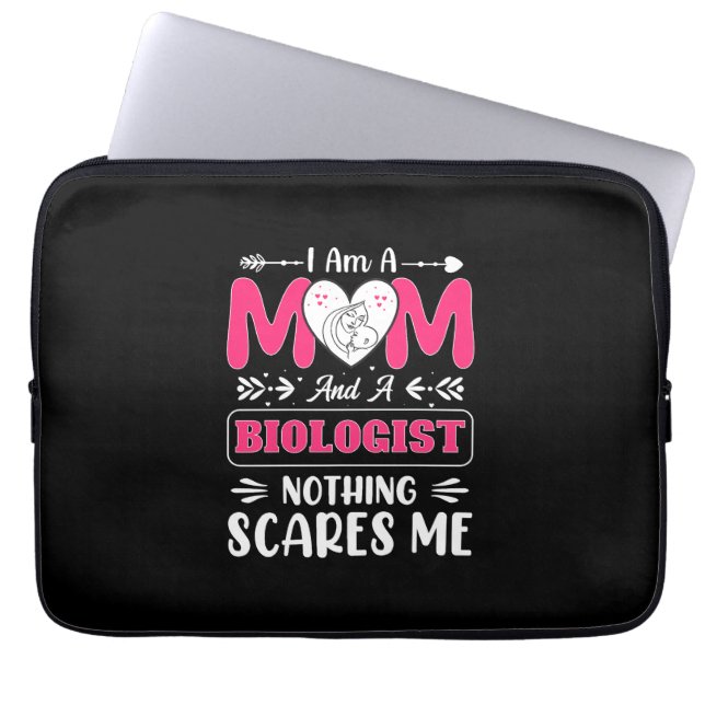 Lönsam biolog Mamma, biolog Mamma Funny Laptop Fodral (Framsidan)