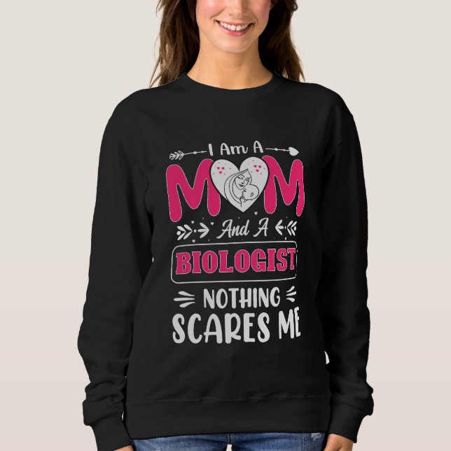 Lönsam biolog Mamma, biolog Mamma Funny T Shirt (Framsida)