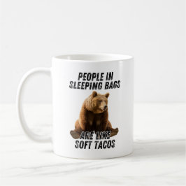 Lönsam björncampingcitat - camper humor kaffemugg