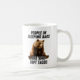 Lönsam björncampingcitat - camper humor kaffemugg