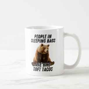 Lönsam björncampingcitat - camper humor kaffemugg