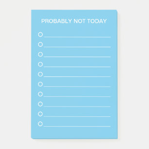 Lönsam blå listtillverkare post-it block