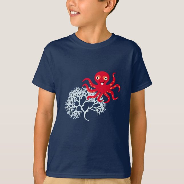 Lönsam bläckfisk t shirt (Framsida)