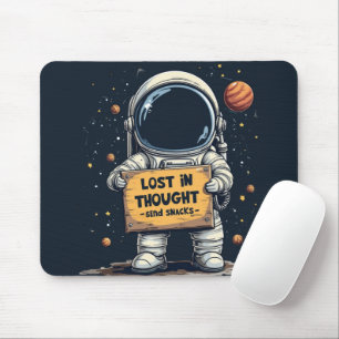 Lönsam Borttappad i tankaaaut Space Illustration Musmatta
