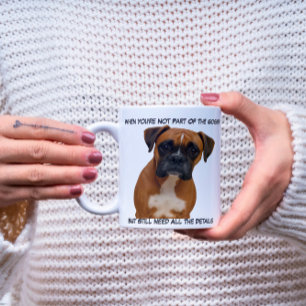 Lönsam Boxer-Hund inte i Gossip men behöver inform Kaffemugg