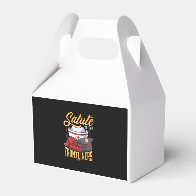 Lönsam brandman för polisen Frontliner Nurse Gifts Presentaskar (Framsidan Sidan)