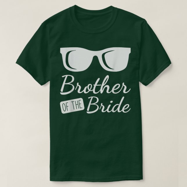 Lönsam bror till Bride Bröllop-familjens Möhippa P T Shirt (Design framsida)