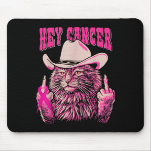 Lönsam bröstcancermedvetenhet Western Rosa Cat Wom Musmatta