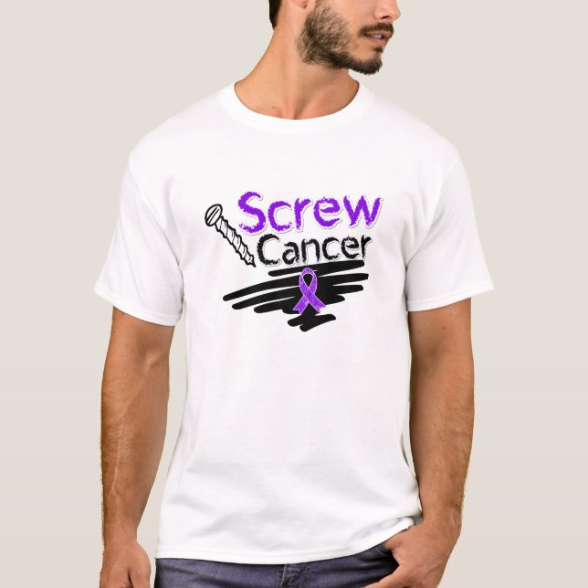 Lönsam bukspottkörtelcancer tee shirt (Framsida)