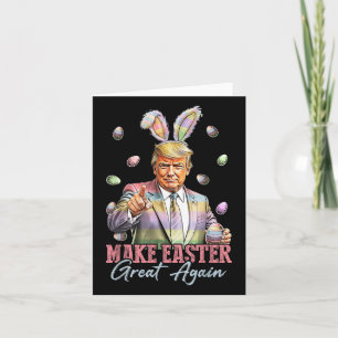 Lönsam Bunny Trump Gör Påsk Underbar igen, kanin H Kort