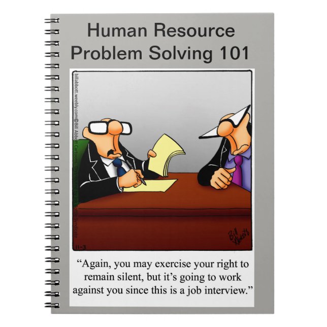 Lönsam Business Humor-bärbar dator Anteckningsbok (Framsidan)