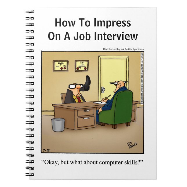 Lönsam Business Humor-bärbar dator Anteckningsbok (Framsidan)