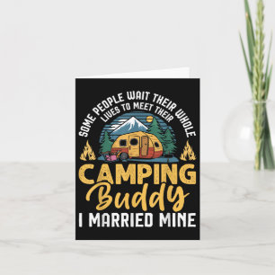Lönsam Camping Camper par Camping Älskare Partner Kort