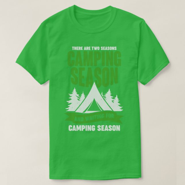 Lönsam Camping Season Scout Camper Gift T Shirt (Design framsida)
