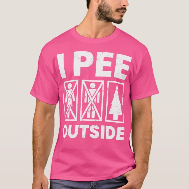 Lönsam Camping Shirt I Pee utanför Hiking Camper N T (Framsida)