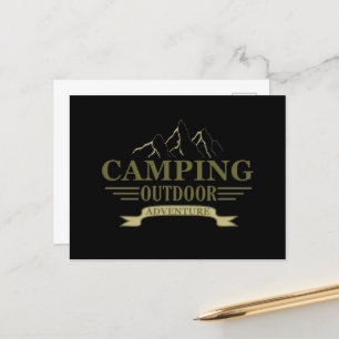 Lönsam campingkamper ord för videokameror helg vykort