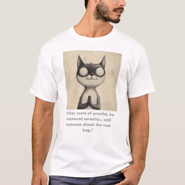 Lönsam Cat-grafik, design nr 1 T Shirt (Framsida)