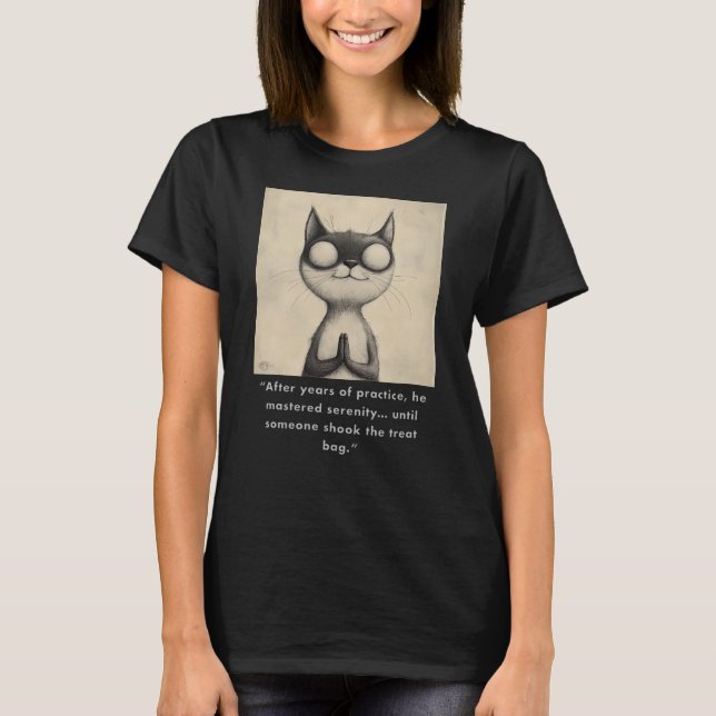 Lönsam Cat-grafik, design nr 1 T Shirt (Framsida)
