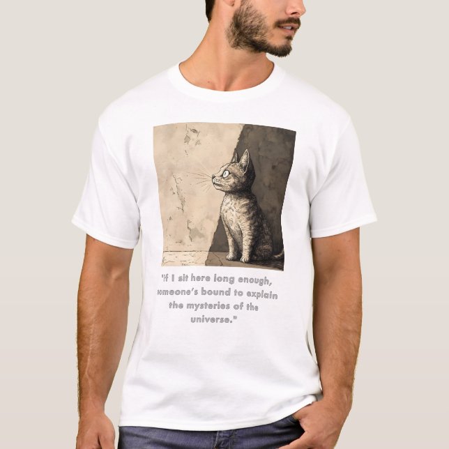 Lönsam Cat-grafik, design nr 5 T Shirt (Framsida)