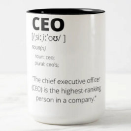 Lönsam CEO-gåva mugg för manar och kvinnor