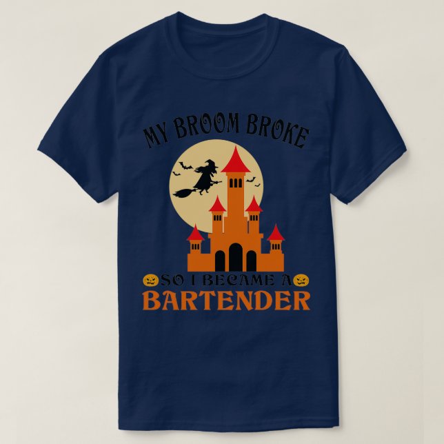 Lönsam chaufför Halloween mitt rum Fattig så jag b T Shirt (Design framsida)
