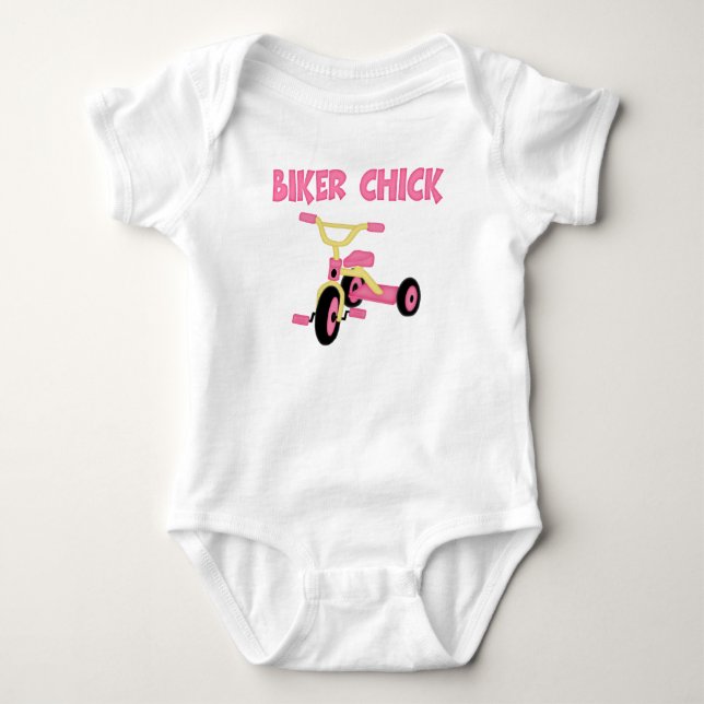 Lönsam Chick för Biker Tee Shirt (Framsida)