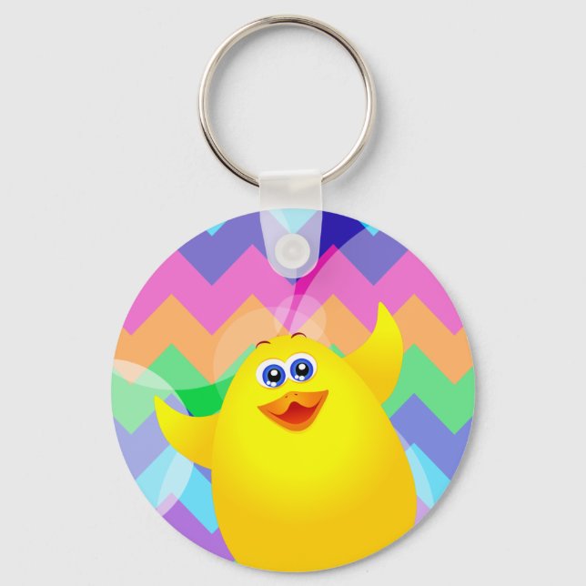Lönsam chick, nyckelkedja nyckelring (Framsida)