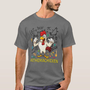 Lönsam Chicken Mathemachicken för Math Älskare Tea T Shirt
