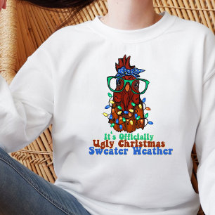 Lönsam Chicken Ugly God Jul Sweatshirt T Shirt