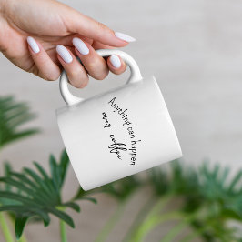 Lönsam citattkaffe Älskare-minimalistisk Två-Tonad Mugg