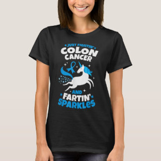 Lönsam Colon Cancer Fighter Fighter Fighter Unicor T Shirt