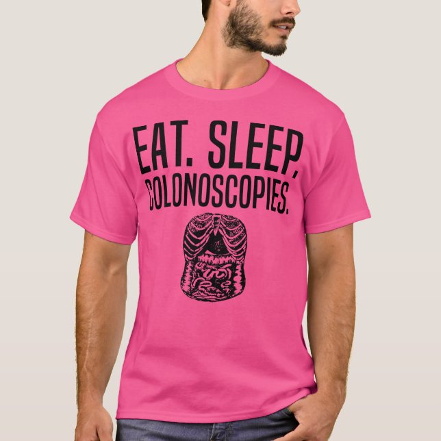 Lönsam Colonoscopy Doktor Gastroenterology Physic T Shirt (Framsida)
