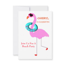 Lönsam Coola i Shades Rosa Flamingo Beach Party