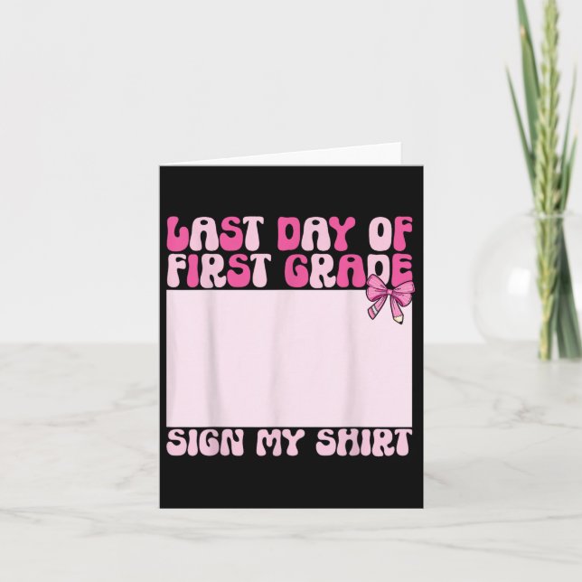 Lönsam coquette förra Klass-signalen i skolan Kort (Framsida)
