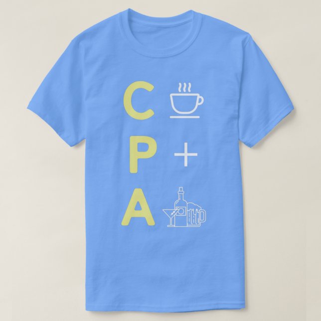Lönsam CPA-Auktoriserad Offentlig redovisning A T Shirt (Design framsida)