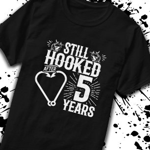 Lönsam Cute 5-årsdagen Par, gift 5 år T Shirt